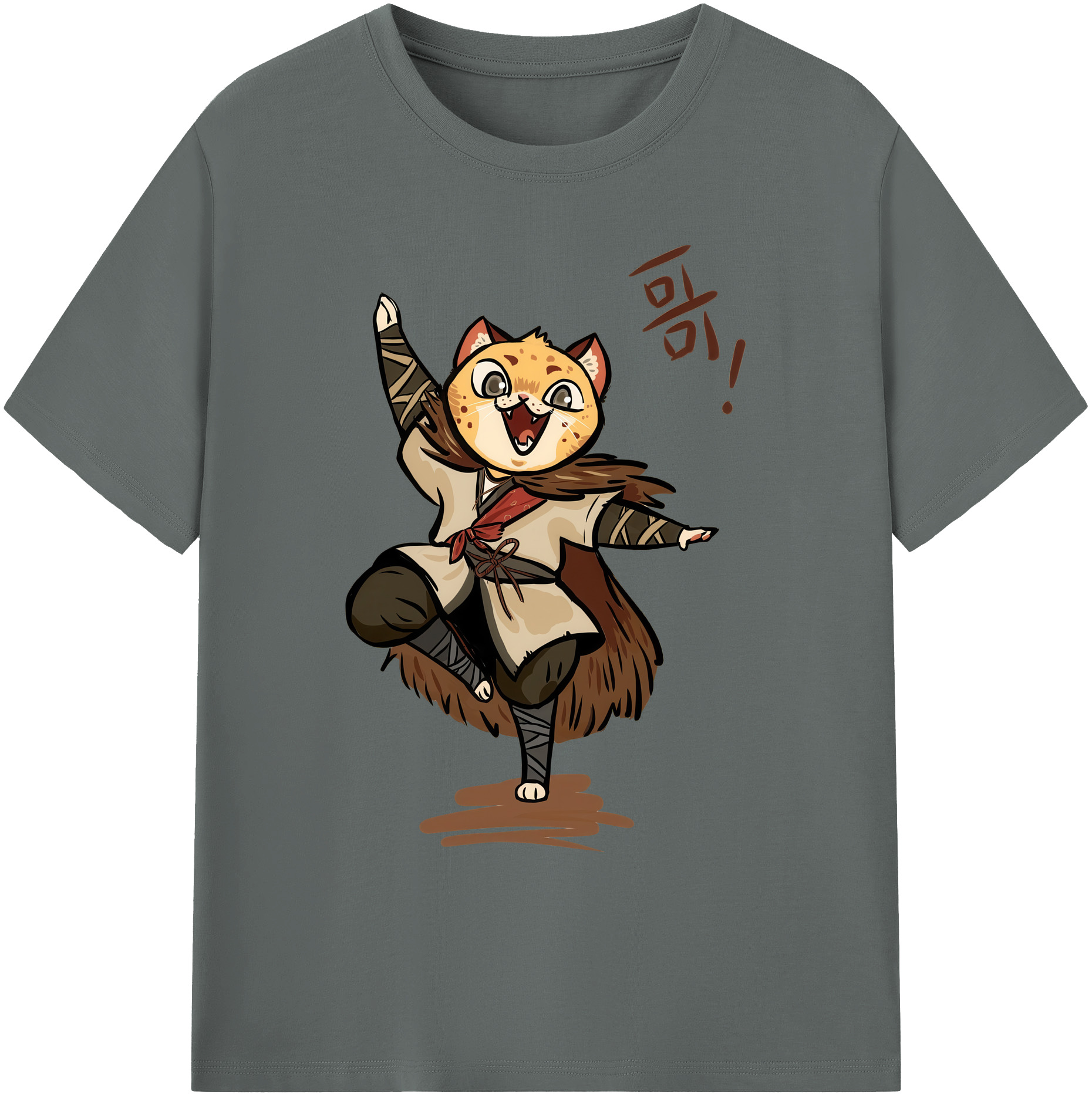 （画像用） Ne Zha 2 ナタ 魔童の大暴れ 綿100％ メンズ半袖Tシャツ｜肌触りやわらか＆通気性